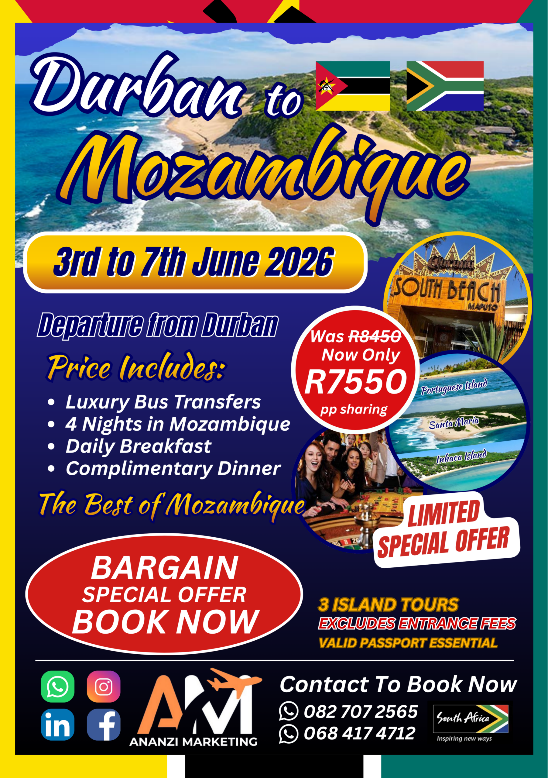 DBN to Mozambique - 3rd to 7th June 2026