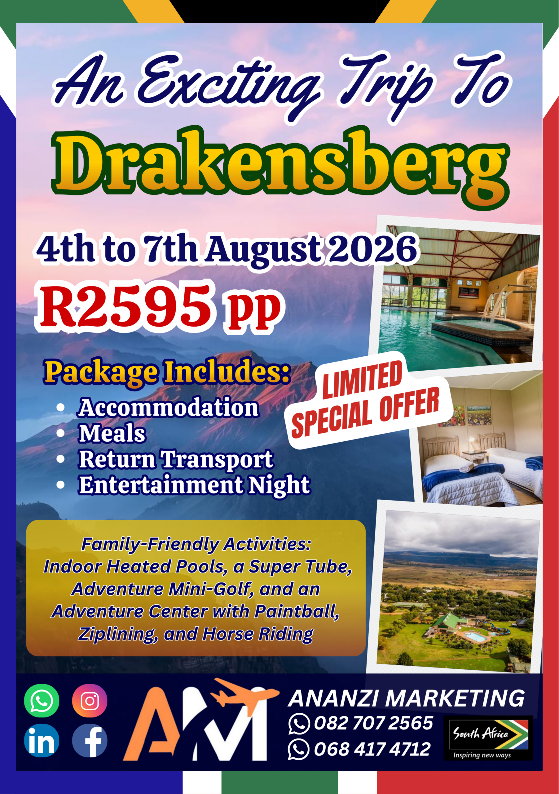 Drakensberg - 4th to 7th August 2026