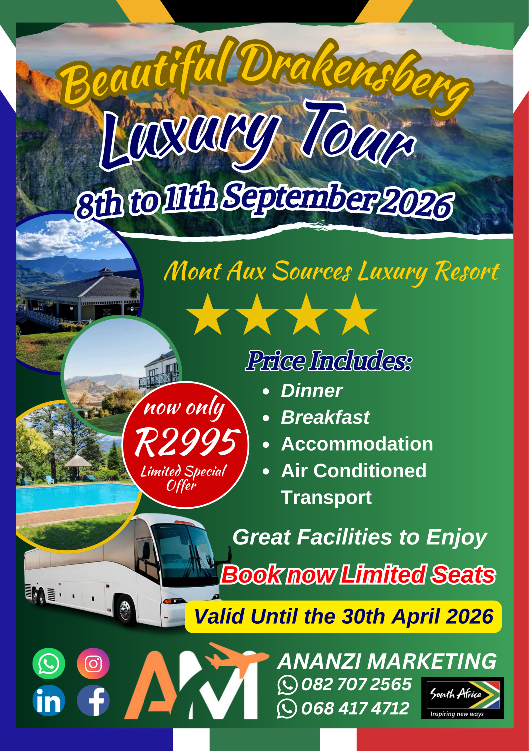 Drakensberg - 8th to 11th September 2026